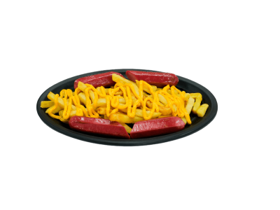 Sosis Patates Tabağı (Cheddar Soslu) | 125,00